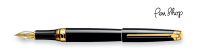 Caran d'Ache Léman Ebony Black / Gold Plated Vulpennen
