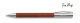 Pear Wood  / Chrome Plated