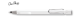 White / Chrome Plated