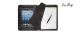 Portfolio A4 Removable iPad Inse / Black Leather
