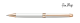White / Rose Gold Plated
