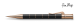 Precious Black Resin / Rose Gold Plated