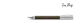 'Croco' / Brown / Chrome Plated