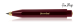 Burgundy / Gold Plated