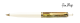 Ivory / Tortoise Brown / Gold Plated