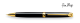 Ebony Black / Gold Plated